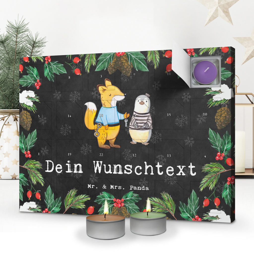 Personalisierter Duftkerzen Adventskalender Justizvollzugsbeamter Leidenschaft Personalisierter Duftkerzen Adventskalender, Beruf, Ausbildung, Jubiläum, Abschied, Rente, Kollege, Kollegin, Geschenk, Schenken, Arbeitskollege, Mitarbeiter, Firma, Danke, Dankeschön, Gefängniswärter, Justizvollzugsbeamter