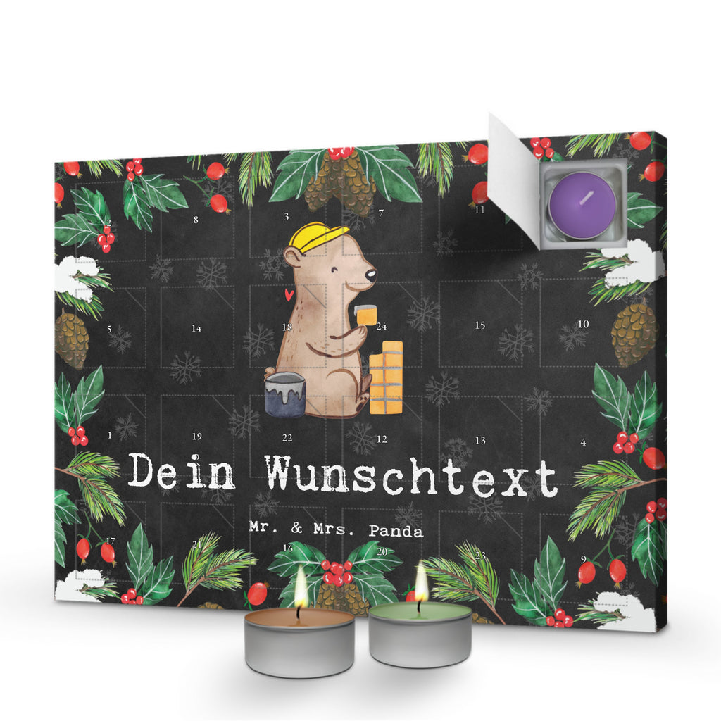 Personalisierter Duftkerzen Adventskalender Maurer Leidenschaft Personalisierter Duftkerzen Adventskalender, Beruf, Ausbildung, Jubiläum, Abschied, Rente, Kollege, Kollegin, Geschenk, Schenken, Arbeitskollege, Mitarbeiter, Firma, Danke, Dankeschön, Maurer, Maurermeister, Gesellenprüfung, Handwerker, Maurerbetrieb