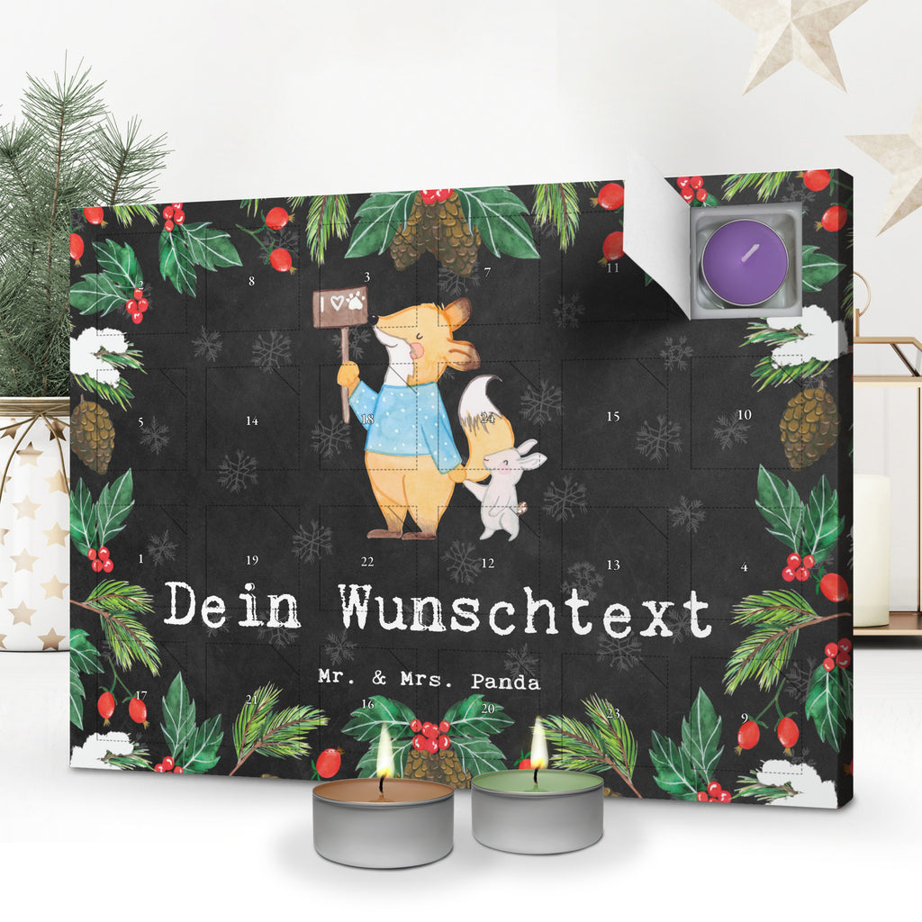 Personalisierter Duftkerzen Adventskalender Tierschützer Leidenschaft Personalisierter Duftkerzen Adventskalender, Beruf, Ausbildung, Jubiläum, Abschied, Rente, Kollege, Kollegin, Geschenk, Schenken, Arbeitskollege, Mitarbeiter, Firma, Danke, Dankeschön