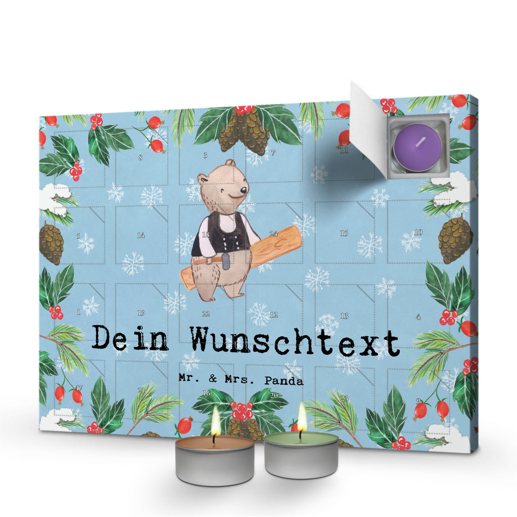 Personalisierter Duftkerzen Adventskalender Zimmermann Leidenschaft Personalisierter Duftkerzen Adventskalender, Beruf, Ausbildung, Jubiläum, Abschied, Rente, Kollege, Kollegin, Geschenk, Schenken, Arbeitskollege, Mitarbeiter, Firma, Danke, Dankeschön