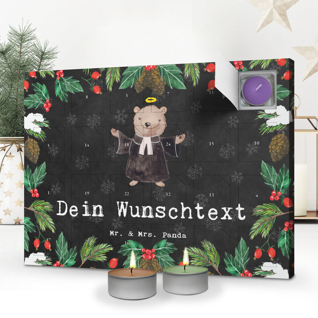 Personalisierter Duftkerzen Adventskalender Pfarrer Leidenschaft Personalisierter Duftkerzen Adventskalender, Beruf, Ausbildung, Jubiläum, Abschied, Rente, Kollege, Kollegin, Geschenk, Schenken, Arbeitskollege, Mitarbeiter, Firma, Danke, Dankeschön, Pastor, Diener Gottes<br />Geistlicher, Pfarrer, Prediger<br />Priester, Theologe, Kirche