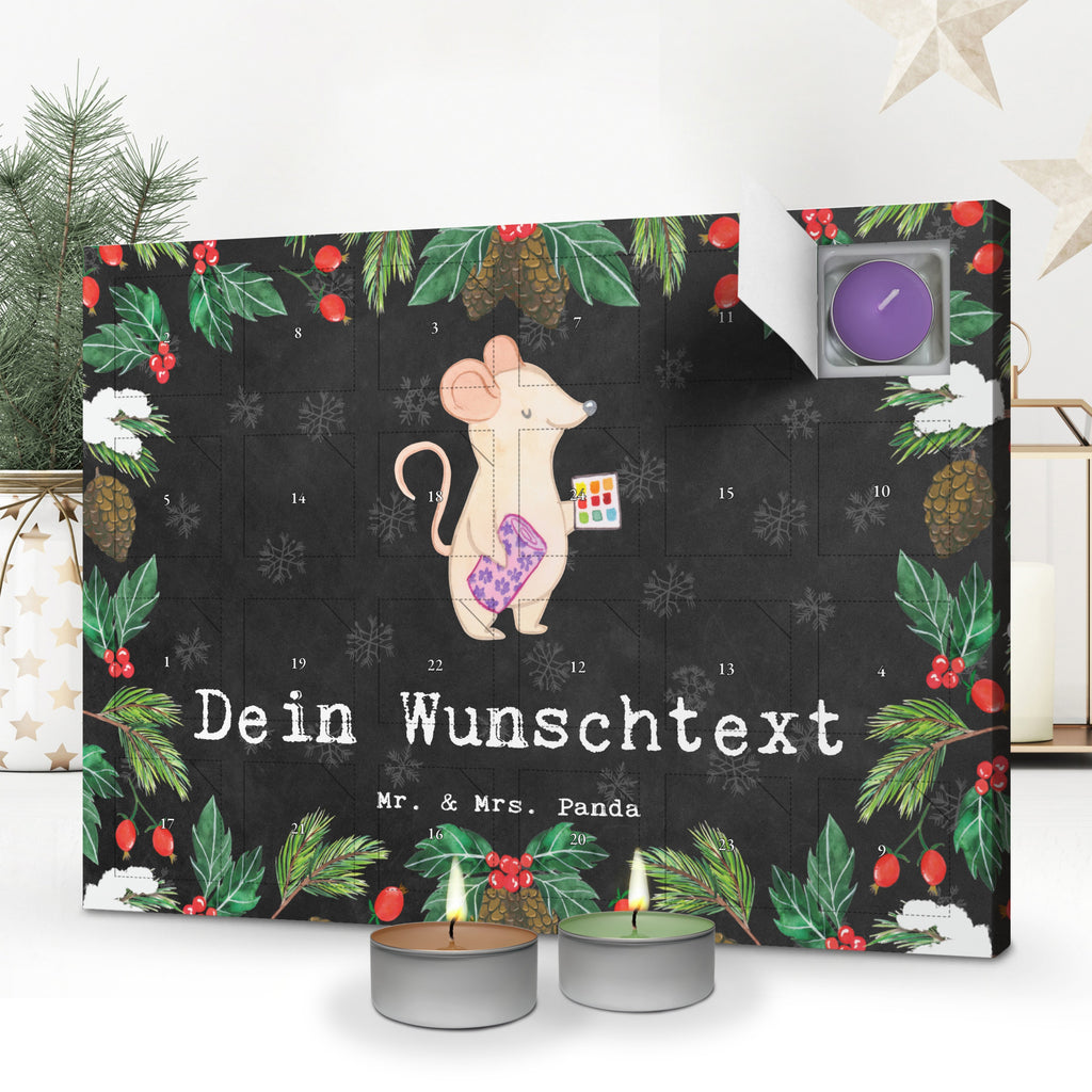 Personalisierter Duftkerzen Adventskalender Raumausstatter Leidenschaft Personalisierter Duftkerzen Adventskalender, Beruf, Ausbildung, Jubiläum, Abschied, Rente, Kollege, Kollegin, Geschenk, Schenken, Arbeitskollege, Mitarbeiter, Firma, Danke, Dankeschön