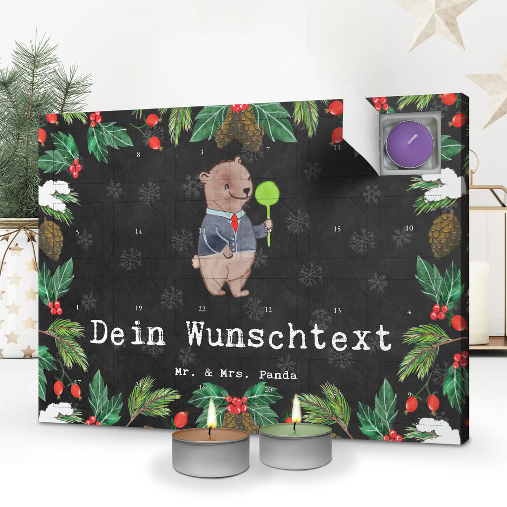 Personalisierter Duftkerzen Adventskalender Schaffner Leidenschaft Personalisierter Duftkerzen Adventskalender, Beruf, Ausbildung, Jubiläum, Abschied, Rente, Kollege, Kollegin, Geschenk, Schenken, Arbeitskollege, Mitarbeiter, Firma, Danke, Dankeschön