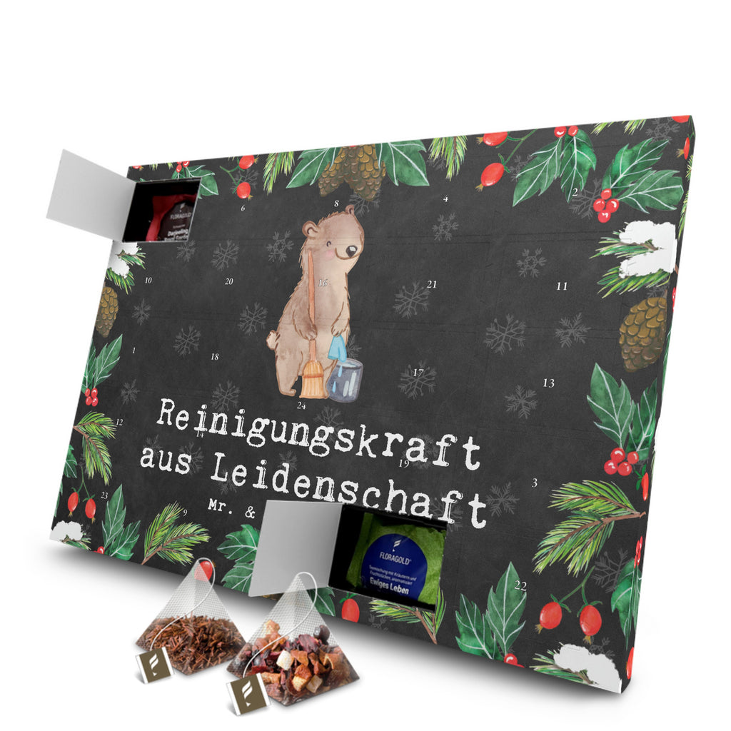 Tee Adventskalender Reinigungskraft Leidenschaft Adventskalender, Kerzen Adventskalender, Duftkerzen Adventskalender, Beruf, Ausbildung, Jubiläum, Abschied, Rente, Kollege, Kollegin, Geschenk, Schenken, Arbeitskollege, Mitarbeiter, Firma, Danke, Dankeschön