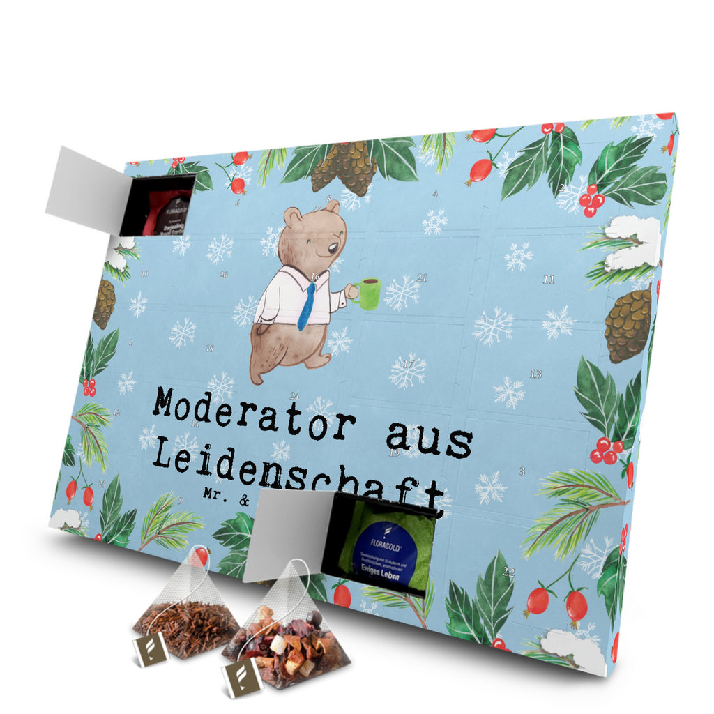 Tee Adventskalender Moderator Leidenschaft Adventskalender, Kerzen Adventskalender, Duftkerzen Adventskalender, Beruf, Ausbildung, Jubiläum, Abschied, Rente, Kollege, Kollegin, Geschenk, Schenken, Arbeitskollege, Mitarbeiter, Firma, Danke, Dankeschön