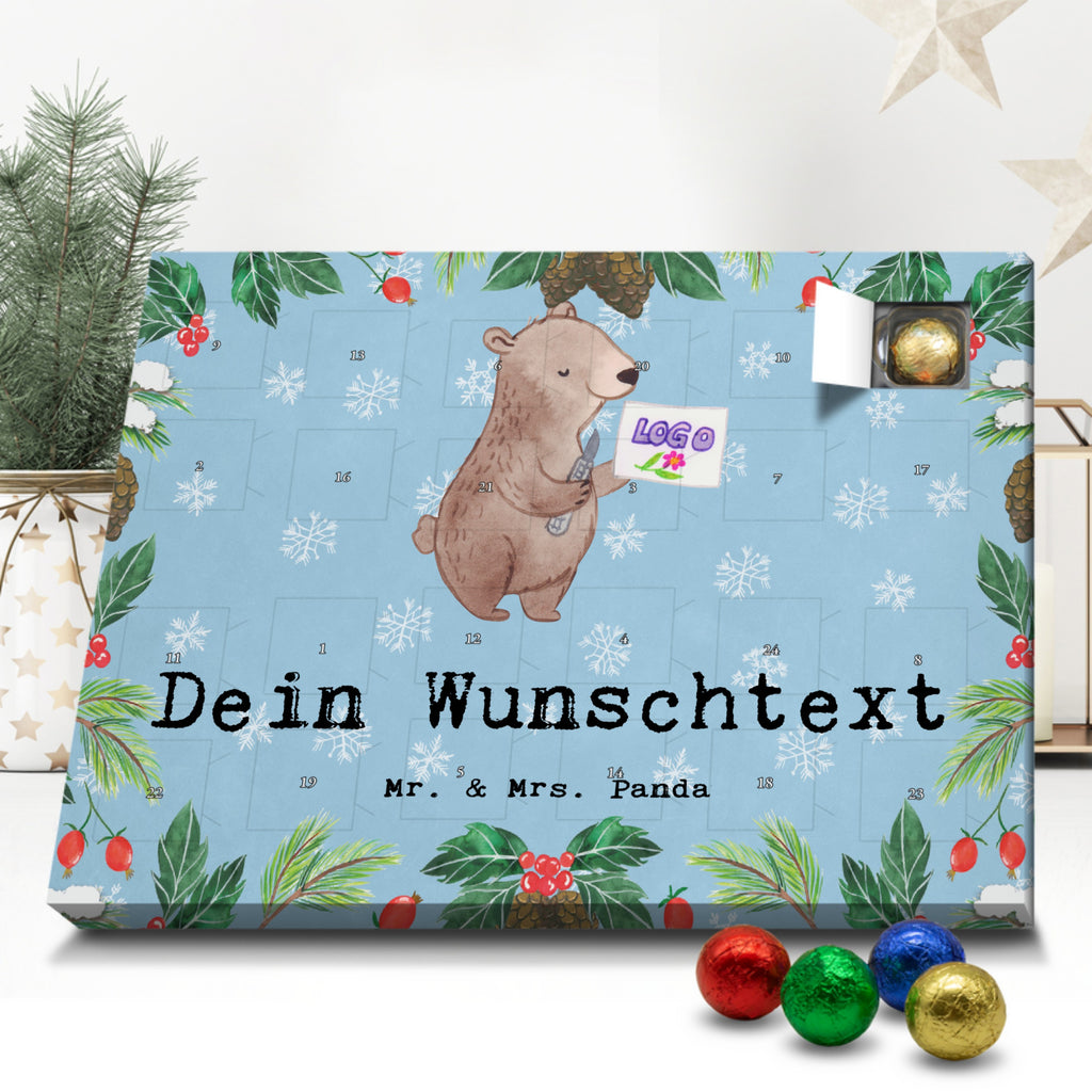 Personalisierter Schoko Adventskalender Gestalter für visuelles Marketing Leidenschaft Personalisierter Adventskalender, Adventskalender mit Namen, Beruf, Ausbildung, Jubiläum, Abschied, Rente, Kollege, Kollegin, Geschenk, Schenken, Arbeitskollege, Mitarbeiter, Firma, Danke, Dankeschön