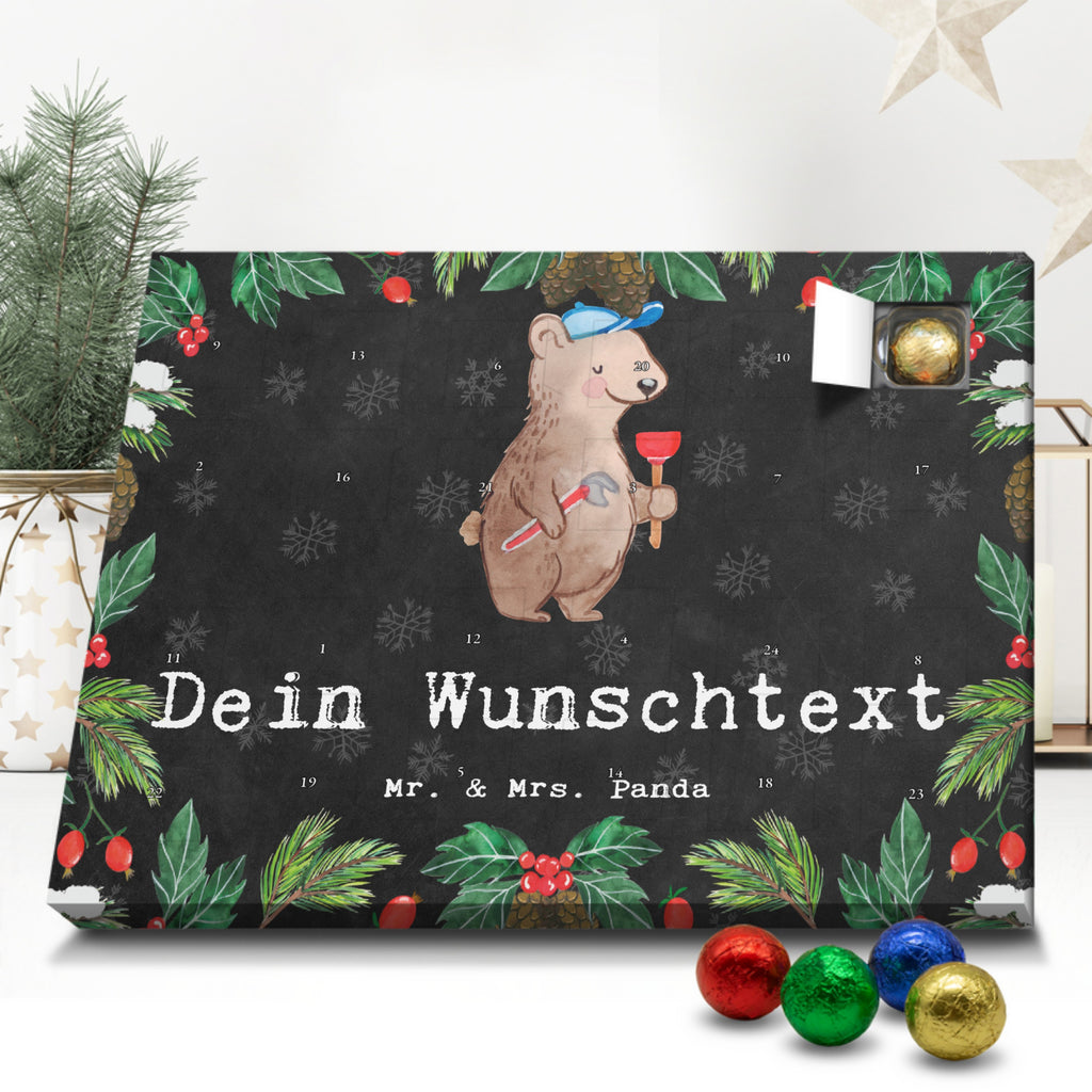 Personalisierter Schoko Adventskalender Klempner Leidenschaft Personalisierter Adventskalender, Adventskalender mit Namen, Beruf, Ausbildung, Jubiläum, Abschied, Rente, Kollege, Kollegin, Geschenk, Schenken, Arbeitskollege, Mitarbeiter, Firma, Danke, Dankeschön, Klempner, Handwerker, Installateur, Meister, Gesellenprüfung, Fachbetrieb, Bauklempner, Sanitärinstallationen