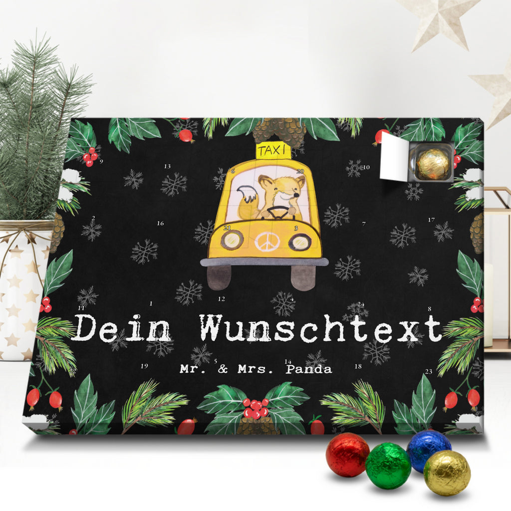 Personalisierter Schoko Adventskalender Taxifahrer Leidenschaft Personalisierter Adventskalender, Adventskalender mit Namen, Beruf, Ausbildung, Jubiläum, Abschied, Rente, Kollege, Kollegin, Geschenk, Schenken, Arbeitskollege, Mitarbeiter, Firma, Danke, Dankeschön