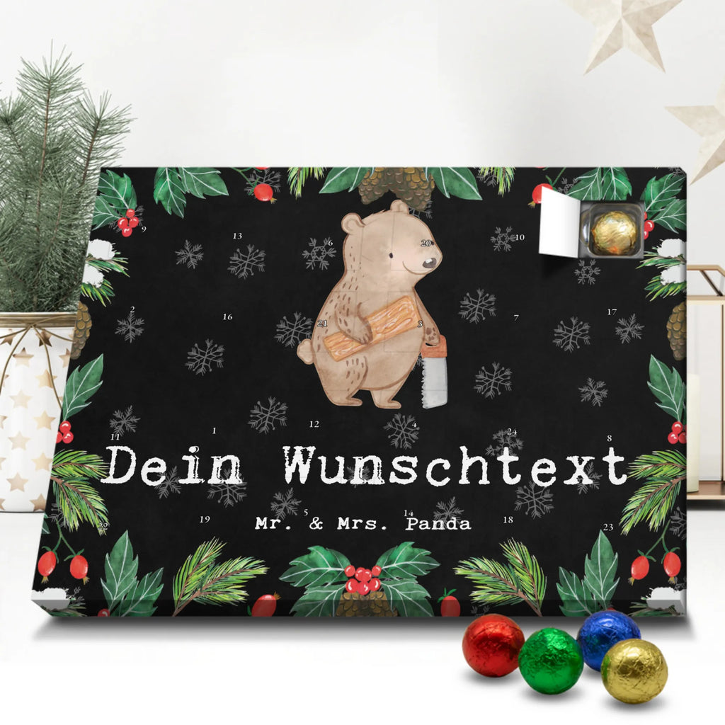 Personalisierter Schoko Adventskalender Schreiner Leidenschaft Personalisierter Adventskalender, Adventskalender mit Namen, Beruf, Ausbildung, Jubiläum, Abschied, Rente, Kollege, Kollegin, Geschenk, Schenken, Arbeitskollege, Mitarbeiter, Firma, Danke, Dankeschön