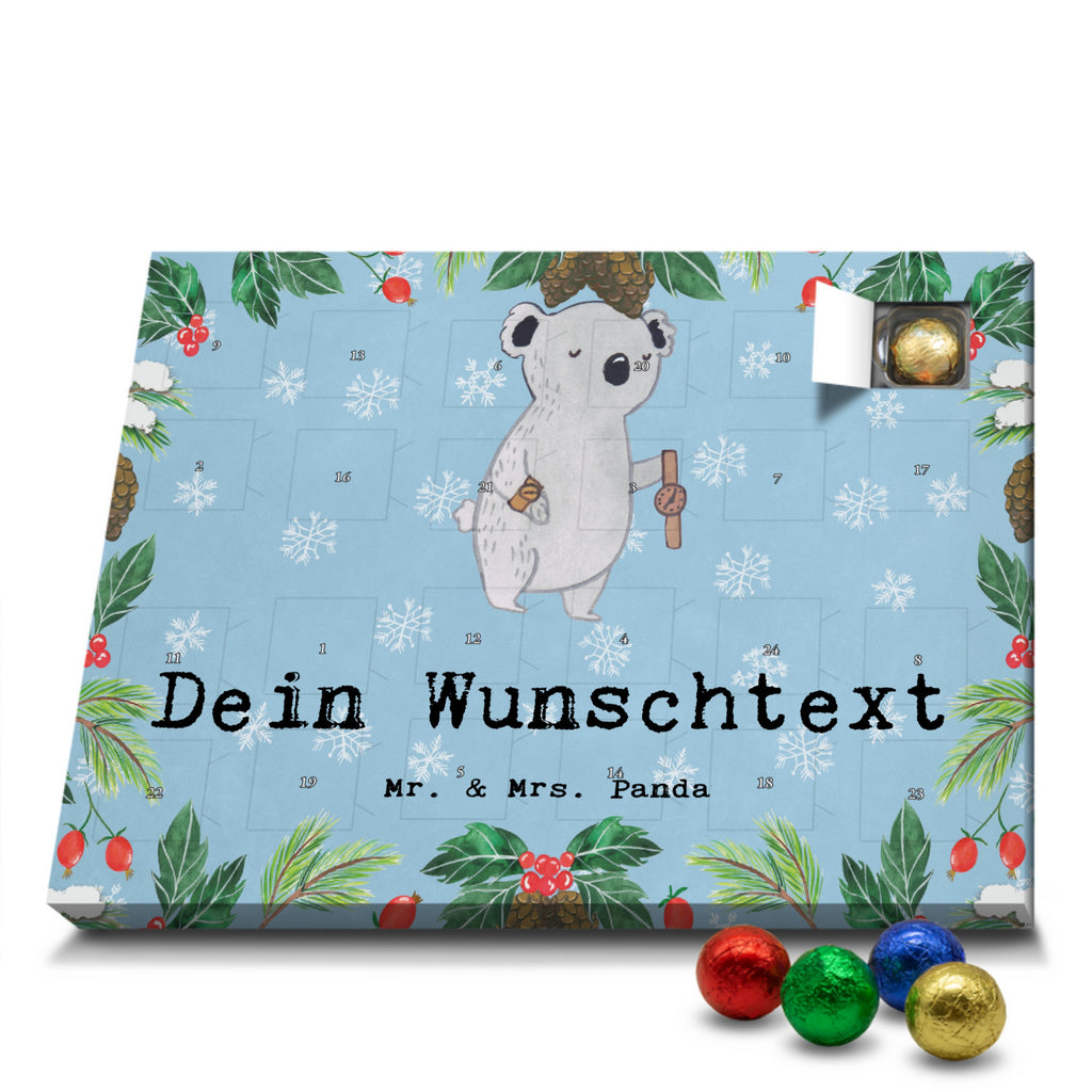 Personalisierter Schoko Adventskalender Uhrmacher Leidenschaft Personalisierter Adventskalender, Adventskalender mit Namen, Beruf, Ausbildung, Jubiläum, Abschied, Rente, Kollege, Kollegin, Geschenk, Schenken, Arbeitskollege, Mitarbeiter, Firma, Danke, Dankeschön