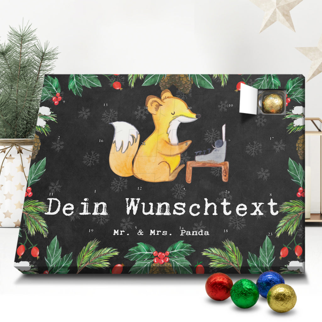 Personalisierter Schoko Adventskalender Online Redakteur Leidenschaft Personalisierter Adventskalender, Adventskalender mit Namen, Beruf, Ausbildung, Jubiläum, Abschied, Rente, Kollege, Kollegin, Geschenk, Schenken, Arbeitskollege, Mitarbeiter, Firma, Danke, Dankeschön