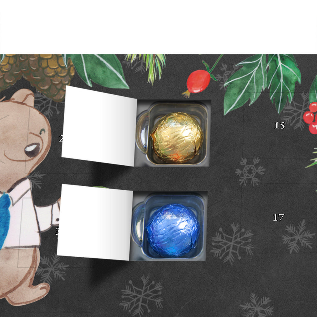 Personalisierter Schoko Adventskalender Moderator Leidenschaft Personalisierter Adventskalender, Adventskalender mit Namen, Beruf, Ausbildung, Jubiläum, Abschied, Rente, Kollege, Kollegin, Geschenk, Schenken, Arbeitskollege, Mitarbeiter, Firma, Danke, Dankeschön