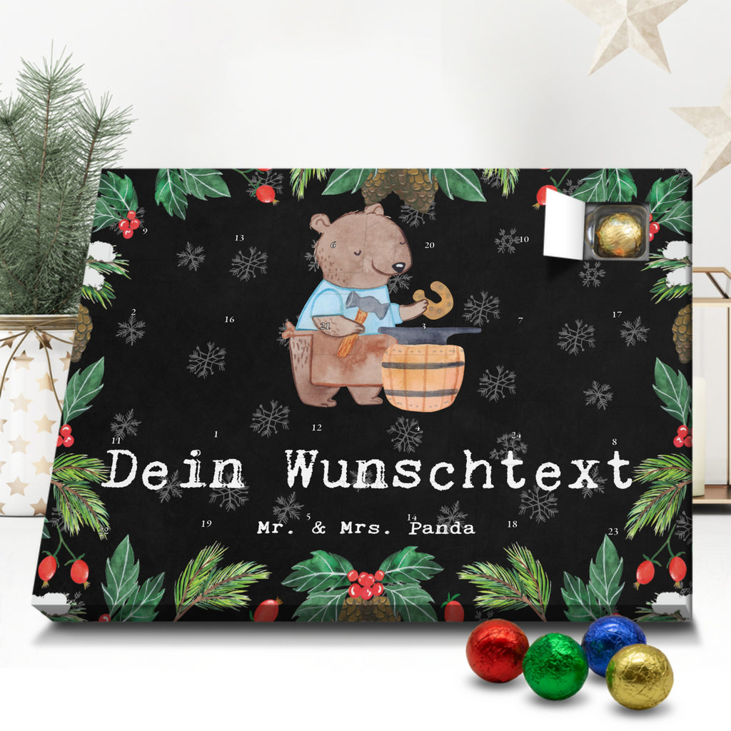 Personalisierter Schoko Adventskalender Schmied Leidenschaft Personalisierter Adventskalender, Adventskalender mit Namen, Beruf, Ausbildung, Jubiläum, Abschied, Rente, Kollege, Kollegin, Geschenk, Schenken, Arbeitskollege, Mitarbeiter, Firma, Danke, Dankeschön