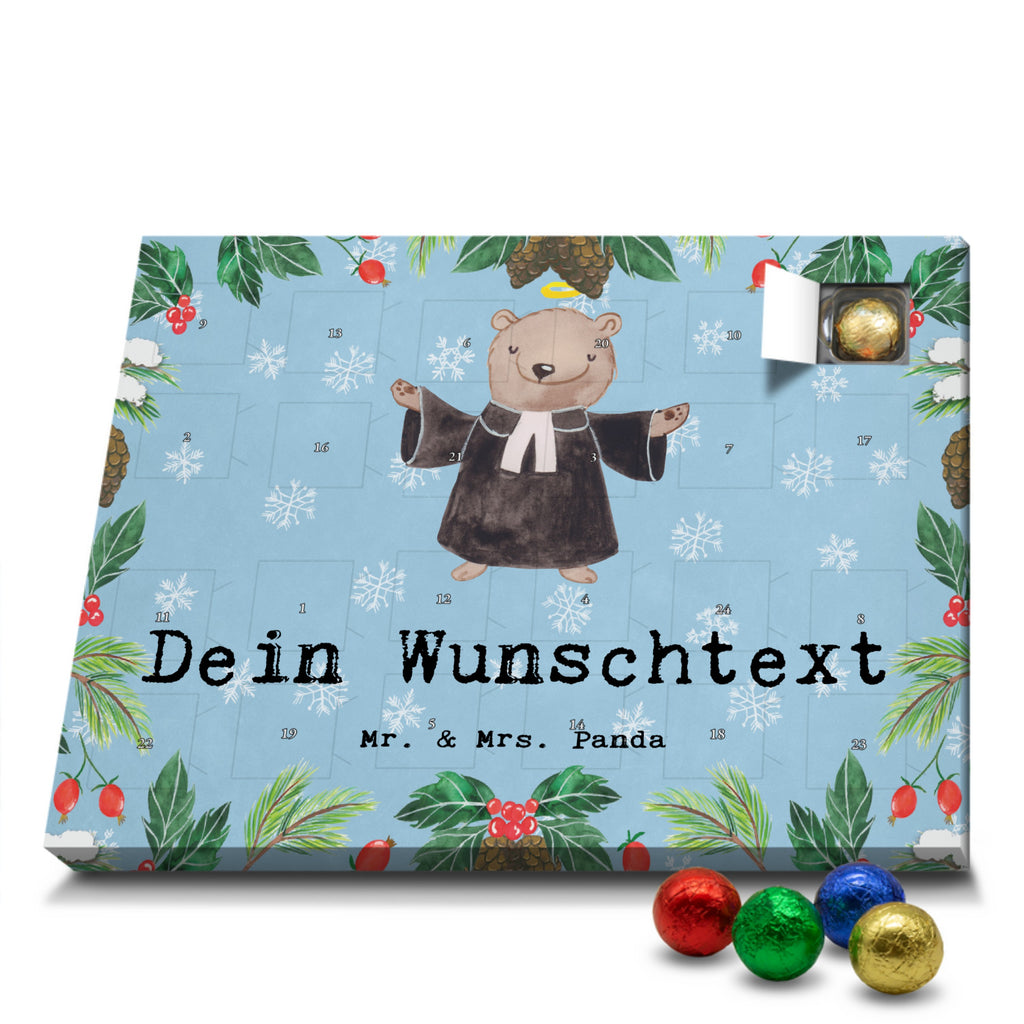 Personalisierter Schoko Adventskalender Pfarrer Leidenschaft Personalisierter Adventskalender, Adventskalender mit Namen, Beruf, Ausbildung, Jubiläum, Abschied, Rente, Kollege, Kollegin, Geschenk, Schenken, Arbeitskollege, Mitarbeiter, Firma, Danke, Dankeschön, Pastor, Diener Gottes<br />Geistlicher, Pfarrer, Prediger<br />Priester, Theologe, Kirche