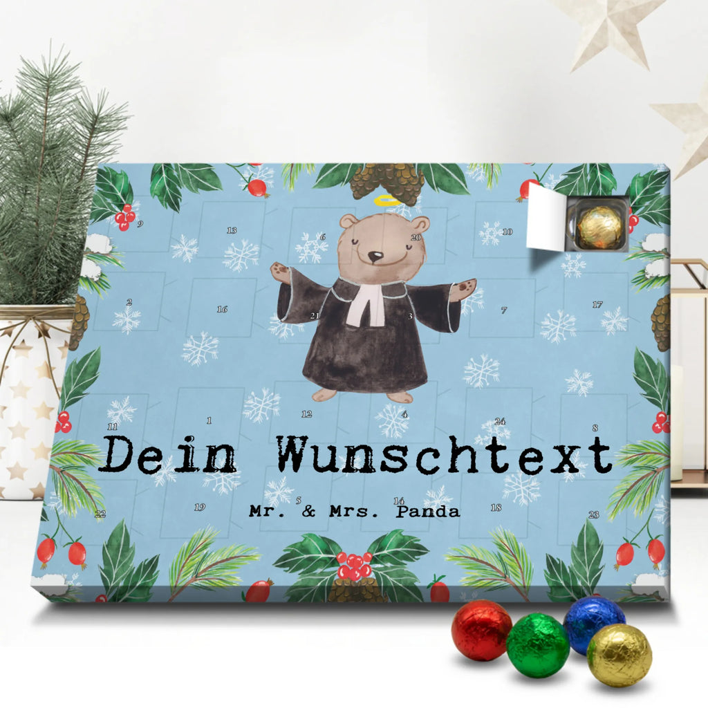 Personalisierter Schoko Adventskalender Pfarrer Leidenschaft Personalisierter Adventskalender, Adventskalender mit Namen, Beruf, Ausbildung, Jubiläum, Abschied, Rente, Kollege, Kollegin, Geschenk, Schenken, Arbeitskollege, Mitarbeiter, Firma, Danke, Dankeschön, Pastor, Diener Gottes<br />Geistlicher, Pfarrer, Prediger<br />Priester, Theologe, Kirche