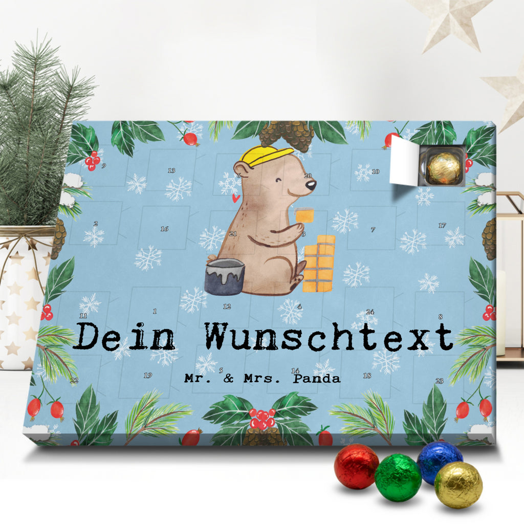 Personalisierter Schoko Adventskalender Maurer Leidenschaft Personalisierter Adventskalender, Adventskalender mit Namen, Beruf, Ausbildung, Jubiläum, Abschied, Rente, Kollege, Kollegin, Geschenk, Schenken, Arbeitskollege, Mitarbeiter, Firma, Danke, Dankeschön, Maurer, Maurermeister, Gesellenprüfung, Handwerker, Maurerbetrieb