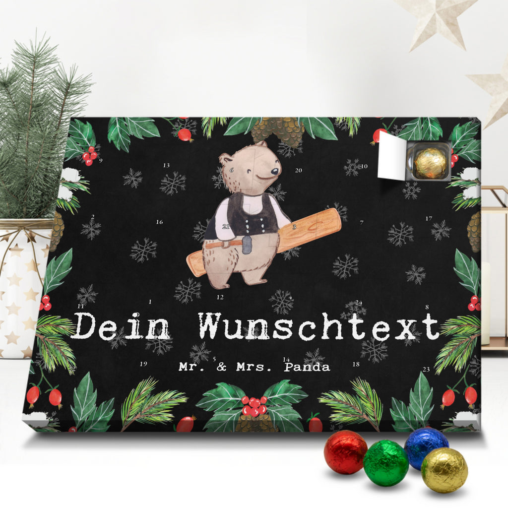 Personalisierter Schoko Adventskalender Zimmermann Leidenschaft Personalisierter Adventskalender, Adventskalender mit Namen, Beruf, Ausbildung, Jubiläum, Abschied, Rente, Kollege, Kollegin, Geschenk, Schenken, Arbeitskollege, Mitarbeiter, Firma, Danke, Dankeschön