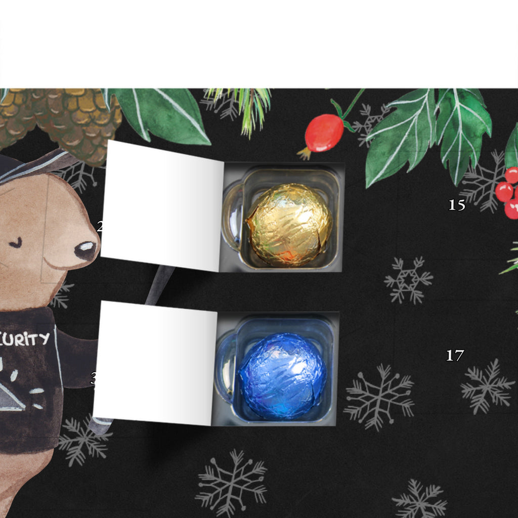 Personalisierter Schoko Adventskalender Bodyguard Leidenschaft Personalisierter Adventskalender, Adventskalender mit Namen, Beruf, Ausbildung, Jubiläum, Abschied, Rente, Kollege, Kollegin, Geschenk, Schenken, Arbeitskollege, Mitarbeiter, Firma, Danke, Dankeschön, Bodyguard, Personenschützer