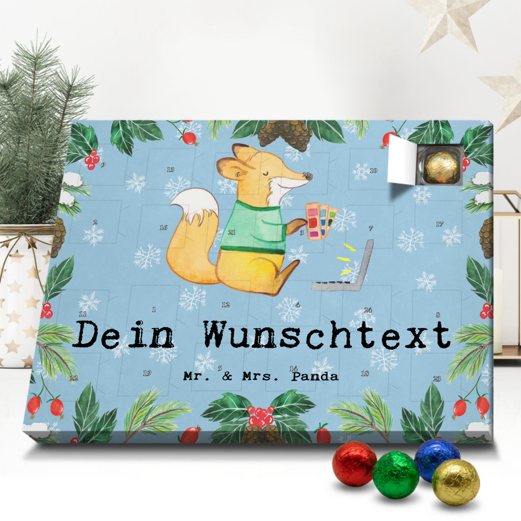 Personalisierter Schoko Adventskalender Mediengestalter Leidenschaft Personalisierter Adventskalender, Adventskalender mit Namen, Beruf, Ausbildung, Jubiläum, Abschied, Rente, Kollege, Kollegin, Geschenk, Schenken, Arbeitskollege, Mitarbeiter, Firma, Danke, Dankeschön, Grafiker, Designer, Mediengestalter, Grafikdesigner