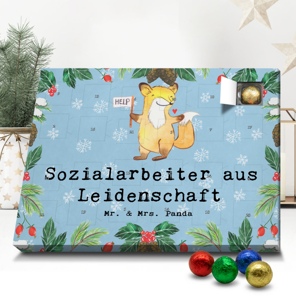 Schoko Adventskalender Sozialarbeiter Leidenschaft Adventskalender, Schokoladen Adventskalender, Schoko Adventskalender, Beruf, Ausbildung, Jubiläum, Abschied, Rente, Kollege, Kollegin, Geschenk, Schenken, Arbeitskollege, Mitarbeiter, Firma, Danke, Dankeschön