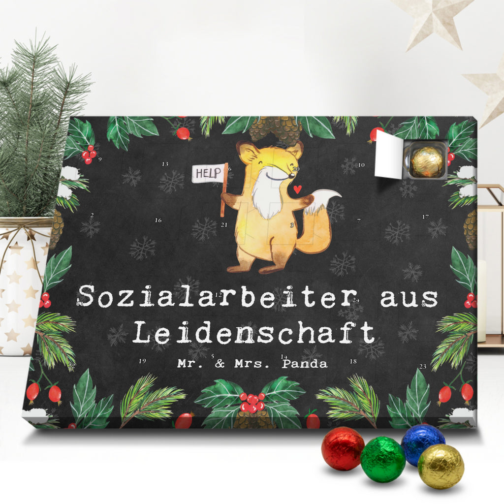 Schoko Adventskalender Sozialarbeiter Leidenschaft Adventskalender, Schokoladen Adventskalender, Schoko Adventskalender, Beruf, Ausbildung, Jubiläum, Abschied, Rente, Kollege, Kollegin, Geschenk, Schenken, Arbeitskollege, Mitarbeiter, Firma, Danke, Dankeschön