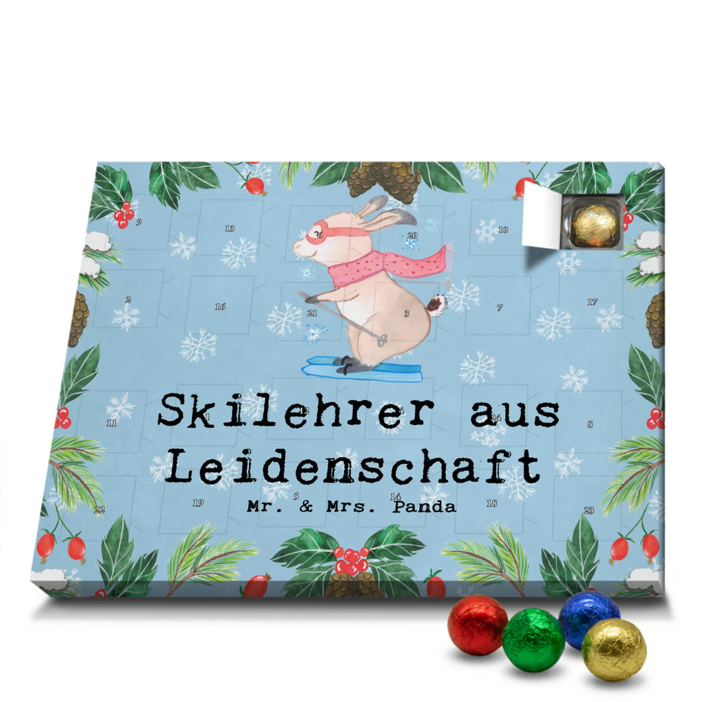 Schoko Adventskalender Skilehrer Leidenschaft Adventskalender, Schokoladen Adventskalender, Schoko Adventskalender, Beruf, Ausbildung, Jubiläum, Abschied, Rente, Kollege, Kollegin, Geschenk, Schenken, Arbeitskollege, Mitarbeiter, Firma, Danke, Dankeschön