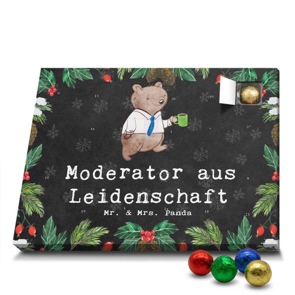 Schoko Adventskalender Moderator Leidenschaft Adventskalender, Schokoladen Adventskalender, Schoko Adventskalender, Beruf, Ausbildung, Jubiläum, Abschied, Rente, Kollege, Kollegin, Geschenk, Schenken, Arbeitskollege, Mitarbeiter, Firma, Danke, Dankeschön