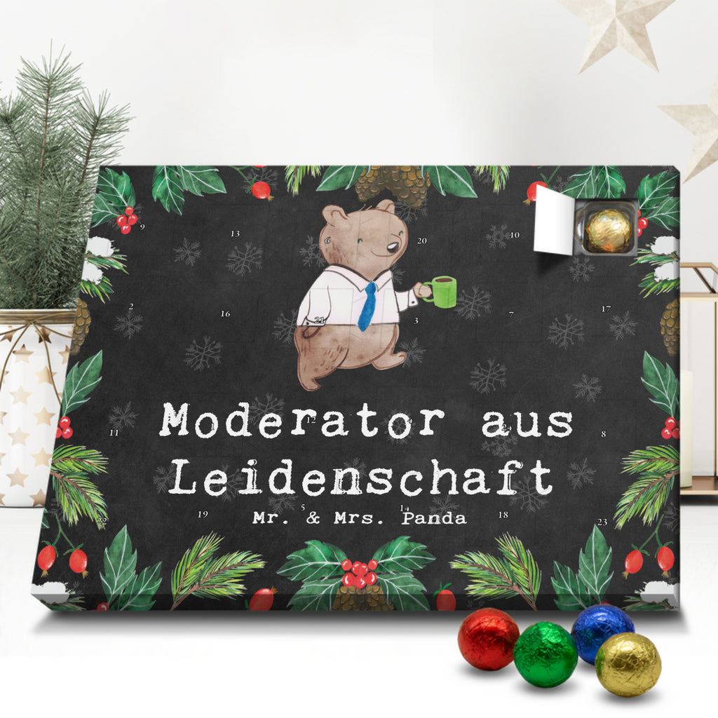 Schoko Adventskalender Moderator Leidenschaft Adventskalender, Schokoladen Adventskalender, Schoko Adventskalender, Beruf, Ausbildung, Jubiläum, Abschied, Rente, Kollege, Kollegin, Geschenk, Schenken, Arbeitskollege, Mitarbeiter, Firma, Danke, Dankeschön