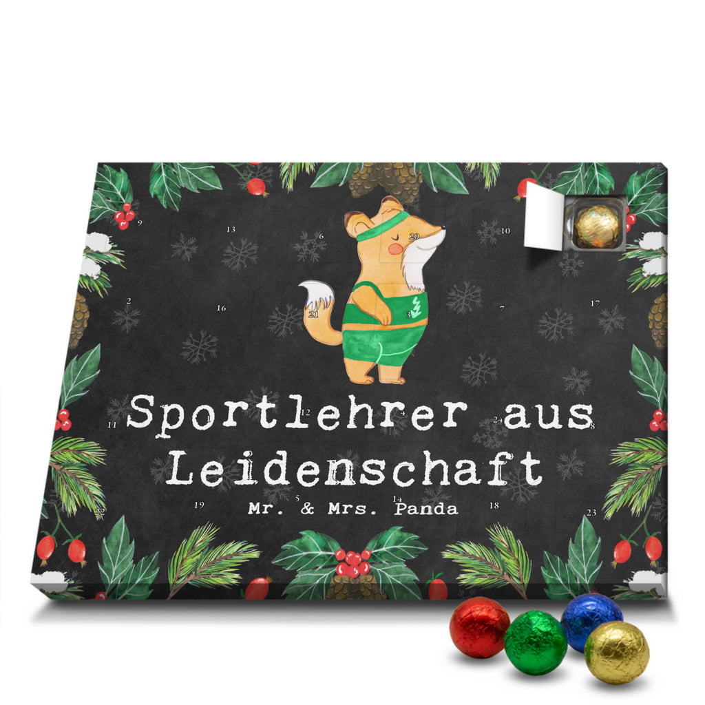 Schoko Adventskalender Sportlehrer Leidenschaft Adventskalender, Schokoladen Adventskalender, Schoko Adventskalender, Beruf, Ausbildung, Jubiläum, Abschied, Rente, Kollege, Kollegin, Geschenk, Schenken, Arbeitskollege, Mitarbeiter, Firma, Danke, Dankeschön