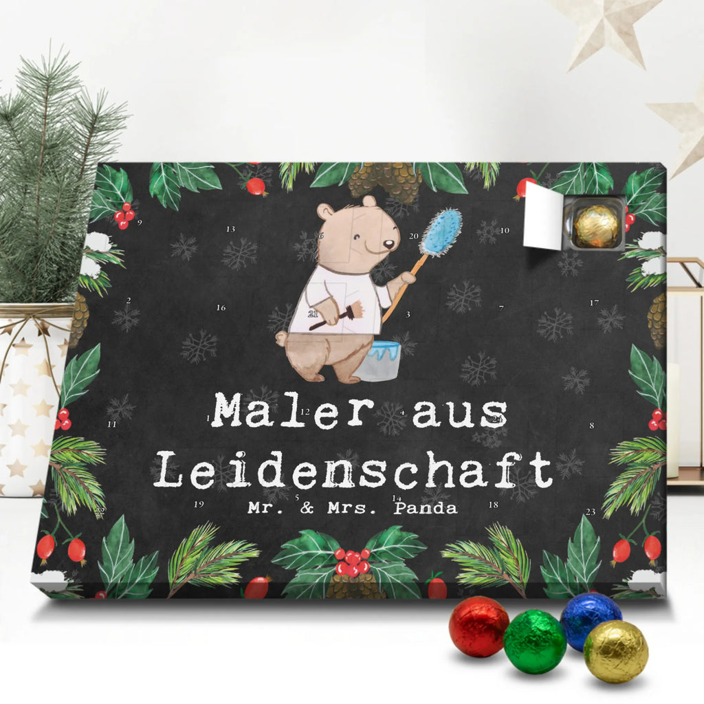 Schoko Adventskalender Maler Leidenschaft Adventskalender, Schokoladen Adventskalender, Schoko Adventskalender, Beruf, Ausbildung, Jubiläum, Abschied, Rente, Kollege, Kollegin, Geschenk, Schenken, Arbeitskollege, Mitarbeiter, Firma, Danke, Dankeschön, Maler, Malermeister, Gesellenprüfung, Meisterprüfung, Malerbetrieb