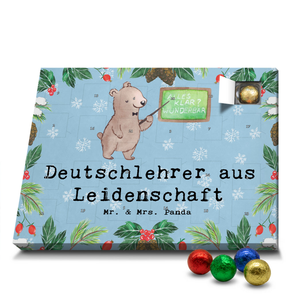 Schoko Adventskalender Deutschlehrer Leidenschaft Adventskalender, Schokoladen Adventskalender, Schoko Adventskalender, Beruf, Ausbildung, Jubiläum, Abschied, Rente, Kollege, Kollegin, Geschenk, Schenken, Arbeitskollege, Mitarbeiter, Firma, Danke, Dankeschön, Deutschlehrer, Deutschunterricht, Schule, Grundschule