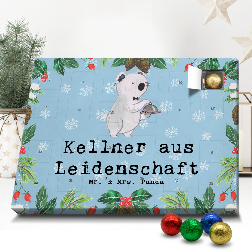 Schoko Adventskalender Kellner Leidenschaft Adventskalender, Schokoladen Adventskalender, Schoko Adventskalender, Beruf, Ausbildung, Jubiläum, Abschied, Rente, Kollege, Kollegin, Geschenk, Schenken, Arbeitskollege, Mitarbeiter, Firma, Danke, Dankeschön, Kellner, Servicekraft, Restaurant, Ober