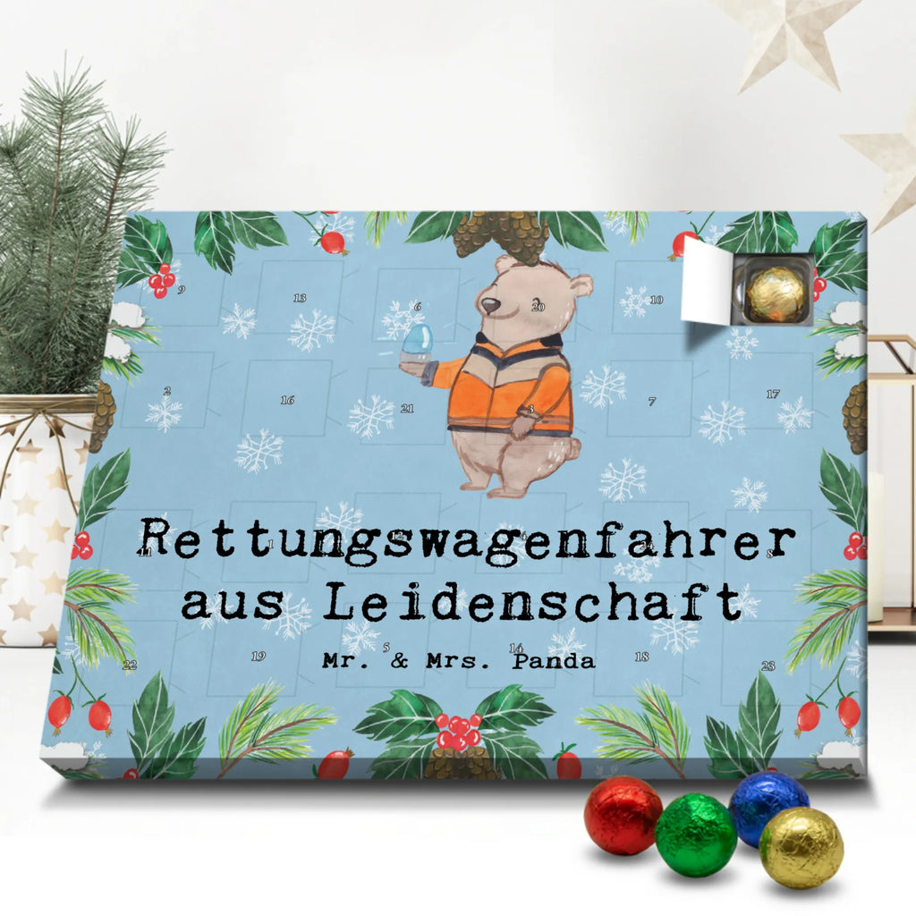 Schoko Adventskalender Rettungswagenfahrer Leidenschaft Adventskalender, Schokoladen Adventskalender, Schoko Adventskalender, Beruf, Ausbildung, Jubiläum, Abschied, Rente, Kollege, Kollegin, Geschenk, Schenken, Arbeitskollege, Mitarbeiter, Firma, Danke, Dankeschön