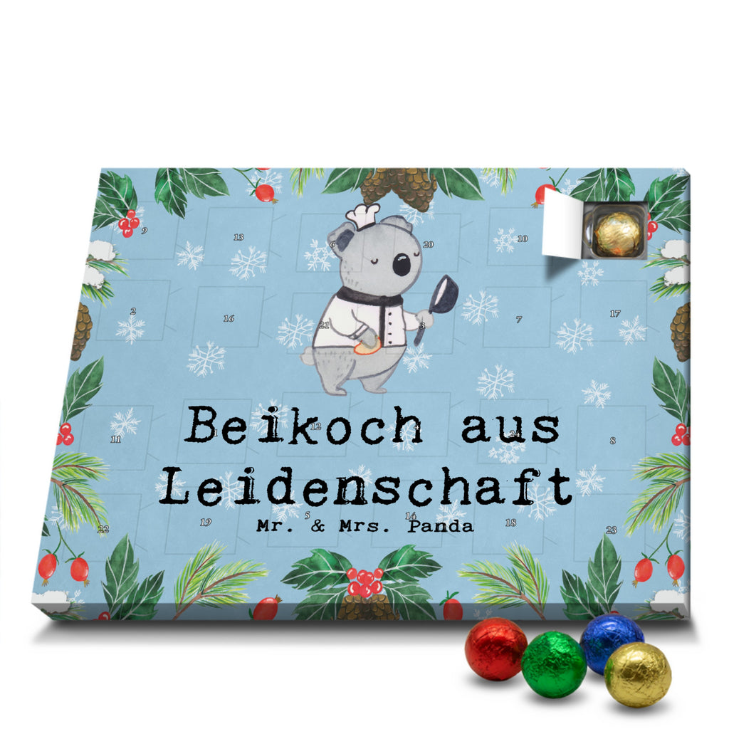 Schoko Adventskalender Beikoch Leidenschaft Adventskalender, Schokoladen Adventskalender, Schoko Adventskalender, Beruf, Ausbildung, Jubiläum, Abschied, Rente, Kollege, Kollegin, Geschenk, Schenken, Arbeitskollege, Mitarbeiter, Firma, Danke, Dankeschön, Beikoch, Spülhilfe, Hilfskoch, Jungkoch, Küchenhilfe, Gastronomie, Restaurant, Koch