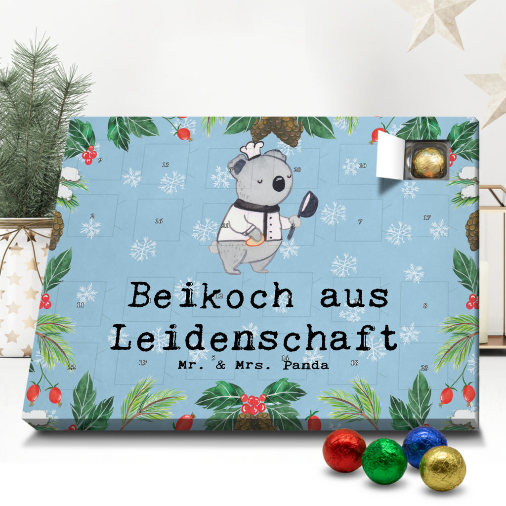 Schoko Adventskalender Beikoch Leidenschaft Adventskalender, Schokoladen Adventskalender, Schoko Adventskalender, Beruf, Ausbildung, Jubiläum, Abschied, Rente, Kollege, Kollegin, Geschenk, Schenken, Arbeitskollege, Mitarbeiter, Firma, Danke, Dankeschön, Beikoch, Spülhilfe, Hilfskoch, Jungkoch, Küchenhilfe, Gastronomie, Restaurant, Koch