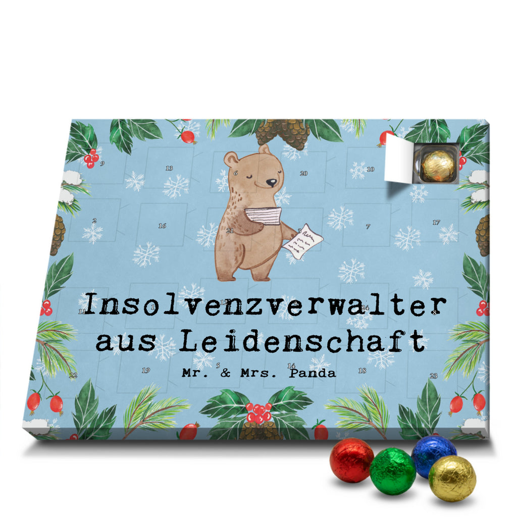 Schoko Adventskalender Insolvenzverwalter Leidenschaft Adventskalender, Schokoladen Adventskalender, Schoko Adventskalender, Beruf, Ausbildung, Jubiläum, Abschied, Rente, Kollege, Kollegin, Geschenk, Schenken, Arbeitskollege, Mitarbeiter, Firma, Danke, Dankeschön