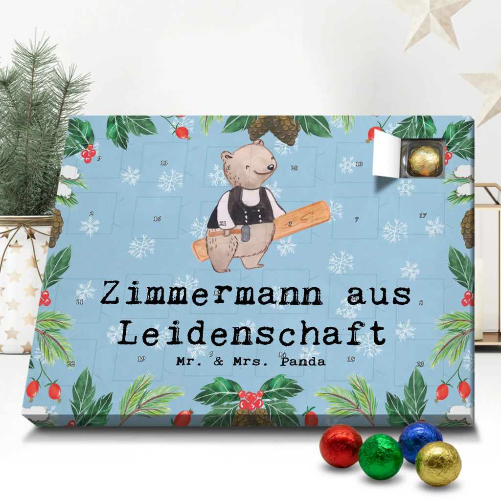 Schoko Adventskalender Zimmermann Leidenschaft Adventskalender, Schokoladen Adventskalender, Schoko Adventskalender, Beruf, Ausbildung, Jubiläum, Abschied, Rente, Kollege, Kollegin, Geschenk, Schenken, Arbeitskollege, Mitarbeiter, Firma, Danke, Dankeschön