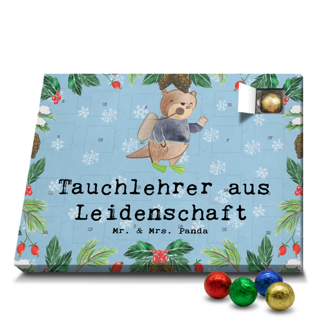 Schoko Adventskalender Tauchlehrer Leidenschaft Adventskalender, Schokoladen Adventskalender, Schoko Adventskalender, Beruf, Ausbildung, Jubiläum, Abschied, Rente, Kollege, Kollegin, Geschenk, Schenken, Arbeitskollege, Mitarbeiter, Firma, Danke, Dankeschön