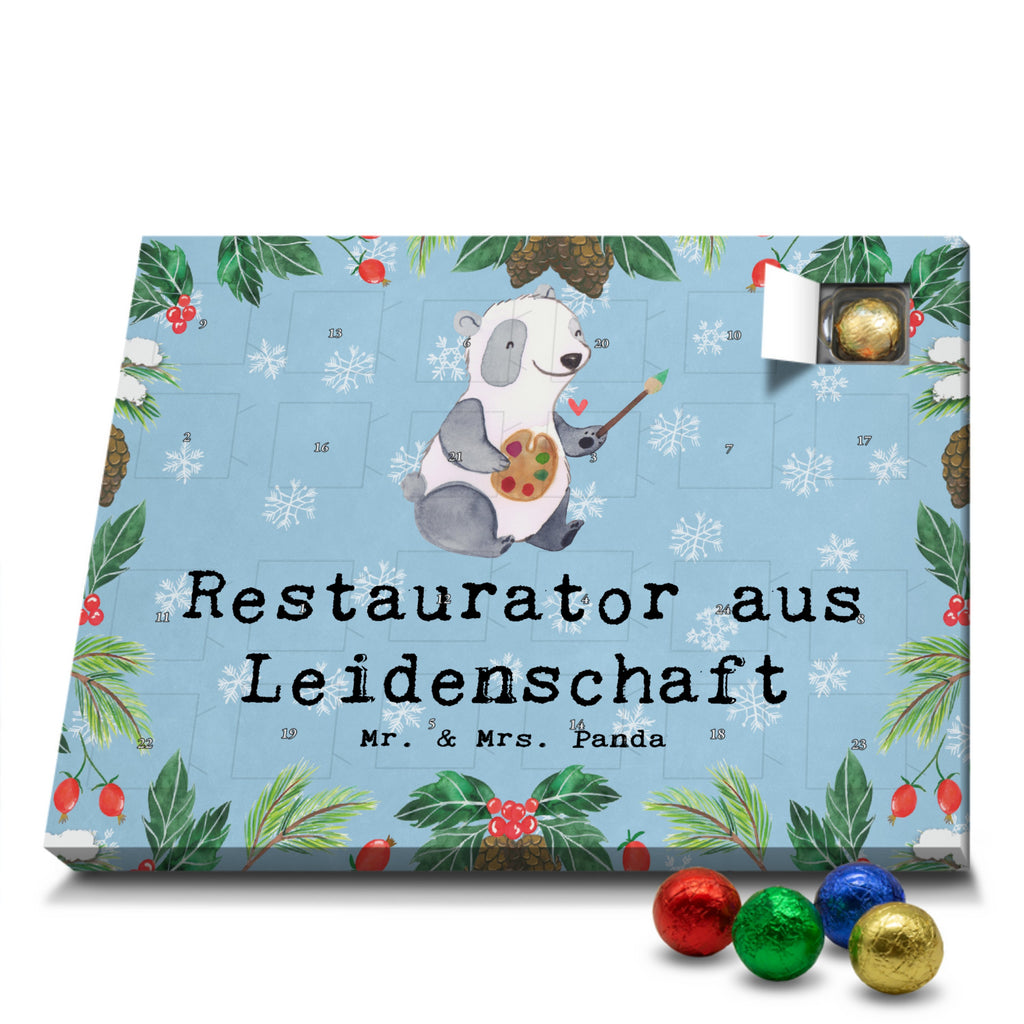 Schoko Adventskalender Restaurator Leidenschaft Adventskalender, Schokoladen Adventskalender, Schoko Adventskalender, Beruf, Ausbildung, Jubiläum, Abschied, Rente, Kollege, Kollegin, Geschenk, Schenken, Arbeitskollege, Mitarbeiter, Firma, Danke, Dankeschön