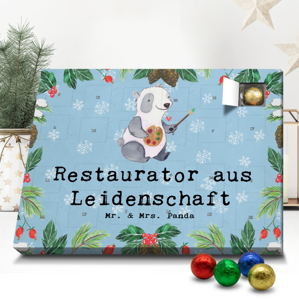 Schoko Adventskalender Restaurator Leidenschaft Adventskalender, Schokoladen Adventskalender, Schoko Adventskalender, Beruf, Ausbildung, Jubiläum, Abschied, Rente, Kollege, Kollegin, Geschenk, Schenken, Arbeitskollege, Mitarbeiter, Firma, Danke, Dankeschön