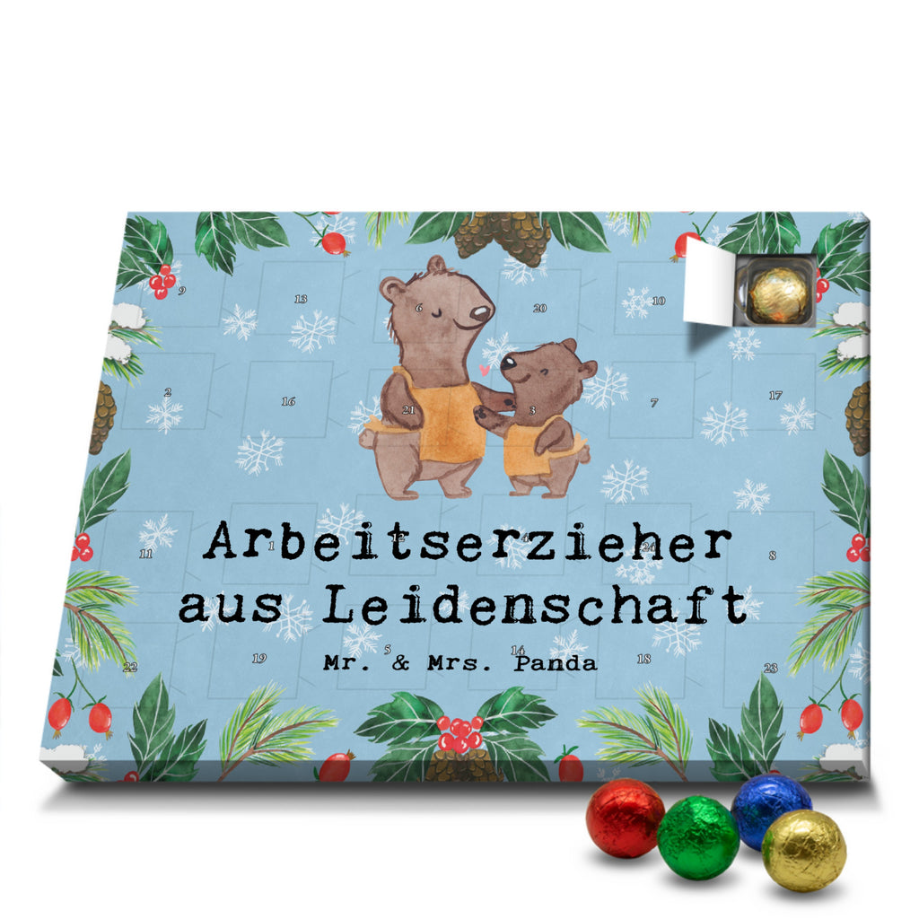 Schoko Adventskalender Arbeitserzieher Leidenschaft Adventskalender, Schokoladen Adventskalender, Schoko Adventskalender, Beruf, Ausbildung, Jubiläum, Abschied, Rente, Kollege, Kollegin, Geschenk, Schenken, Arbeitskollege, Mitarbeiter, Firma, Danke, Dankeschön, Arbeitserzieher, Arbeitspädagoge, Studium