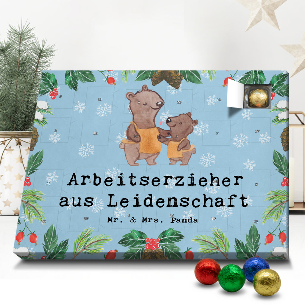 Schoko Adventskalender Arbeitserzieher Leidenschaft Adventskalender, Schokoladen Adventskalender, Schoko Adventskalender, Beruf, Ausbildung, Jubiläum, Abschied, Rente, Kollege, Kollegin, Geschenk, Schenken, Arbeitskollege, Mitarbeiter, Firma, Danke, Dankeschön, Arbeitserzieher, Arbeitspädagoge, Studium