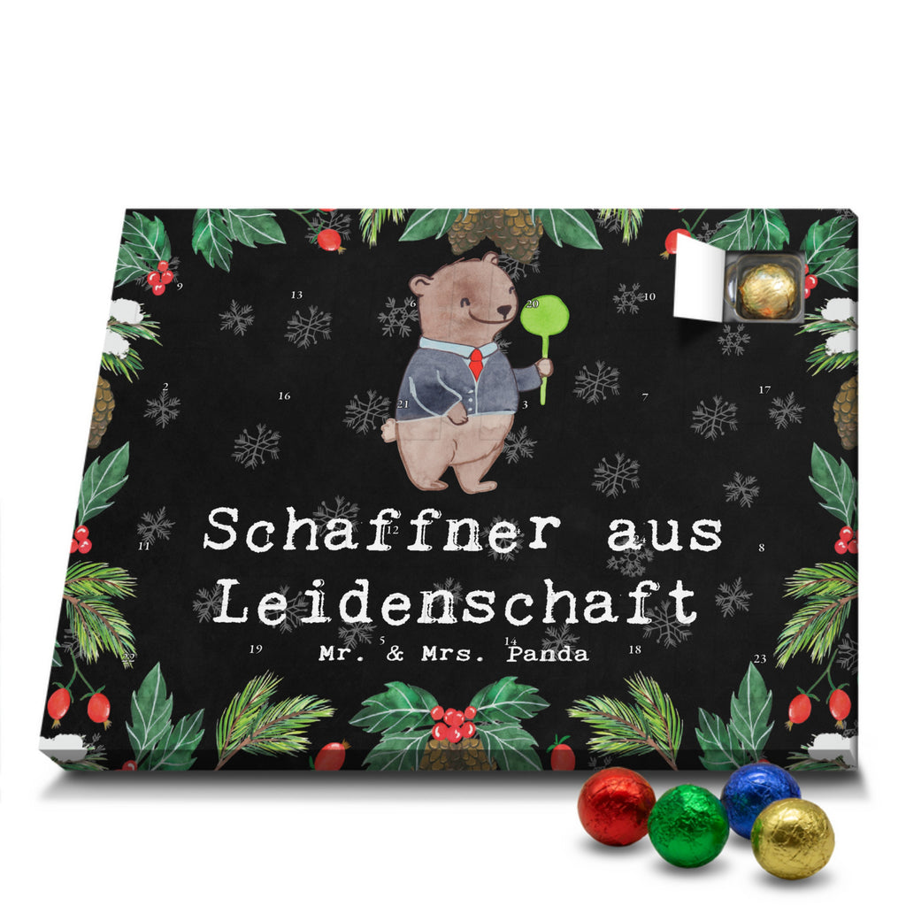 Schoko Adventskalender Schaffner Leidenschaft Adventskalender, Schokoladen Adventskalender, Schoko Adventskalender, Beruf, Ausbildung, Jubiläum, Abschied, Rente, Kollege, Kollegin, Geschenk, Schenken, Arbeitskollege, Mitarbeiter, Firma, Danke, Dankeschön