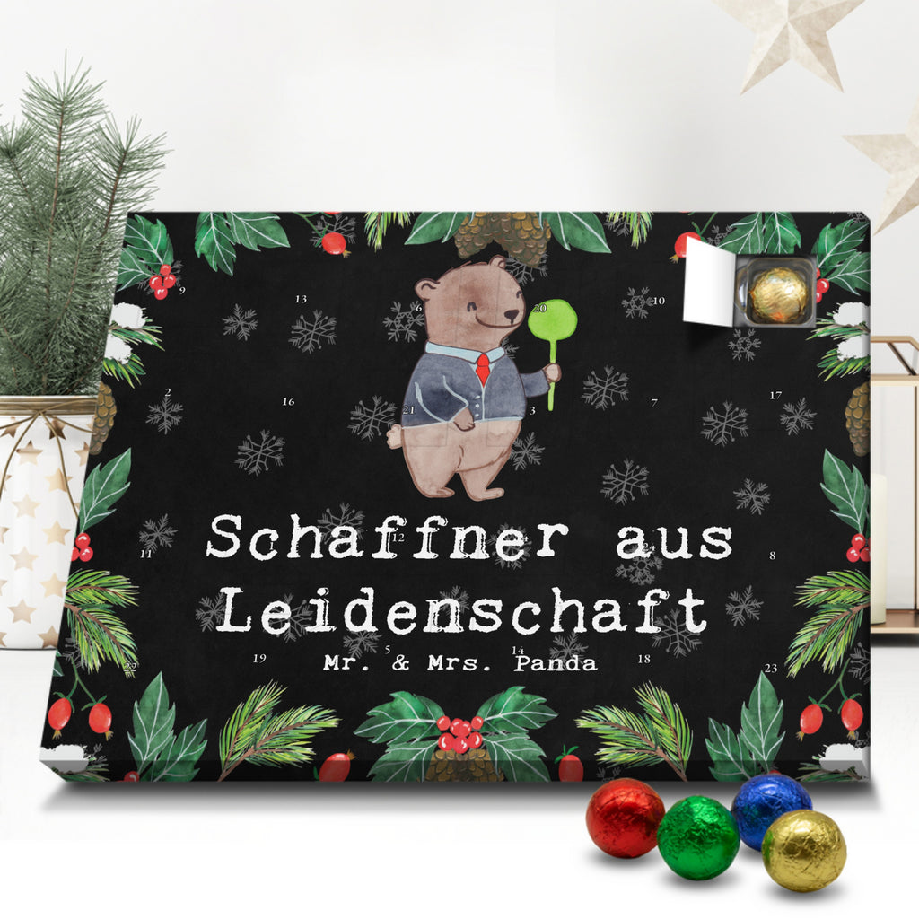 Schoko Adventskalender Schaffner Leidenschaft Adventskalender, Schokoladen Adventskalender, Schoko Adventskalender, Beruf, Ausbildung, Jubiläum, Abschied, Rente, Kollege, Kollegin, Geschenk, Schenken, Arbeitskollege, Mitarbeiter, Firma, Danke, Dankeschön