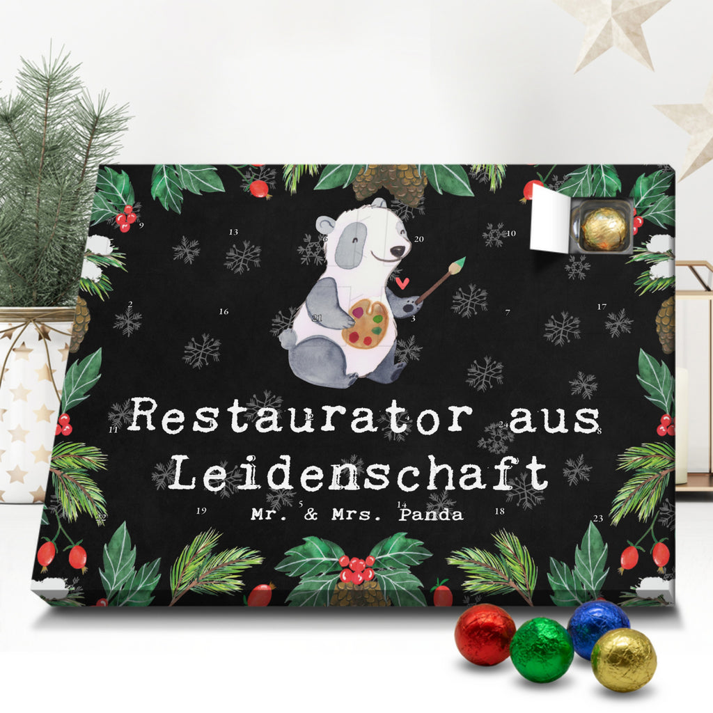 Schoko Adventskalender Restaurator Leidenschaft Adventskalender, Schokoladen Adventskalender, Schoko Adventskalender, Beruf, Ausbildung, Jubiläum, Abschied, Rente, Kollege, Kollegin, Geschenk, Schenken, Arbeitskollege, Mitarbeiter, Firma, Danke, Dankeschön