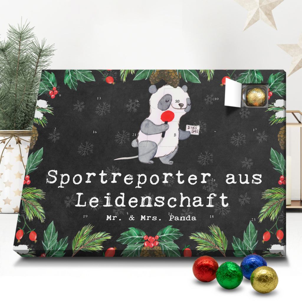 Schoko Adventskalender Sportreporter Leidenschaft Adventskalender, Schokoladen Adventskalender, Schoko Adventskalender, Beruf, Ausbildung, Jubiläum, Abschied, Rente, Kollege, Kollegin, Geschenk, Schenken, Arbeitskollege, Mitarbeiter, Firma, Danke, Dankeschön