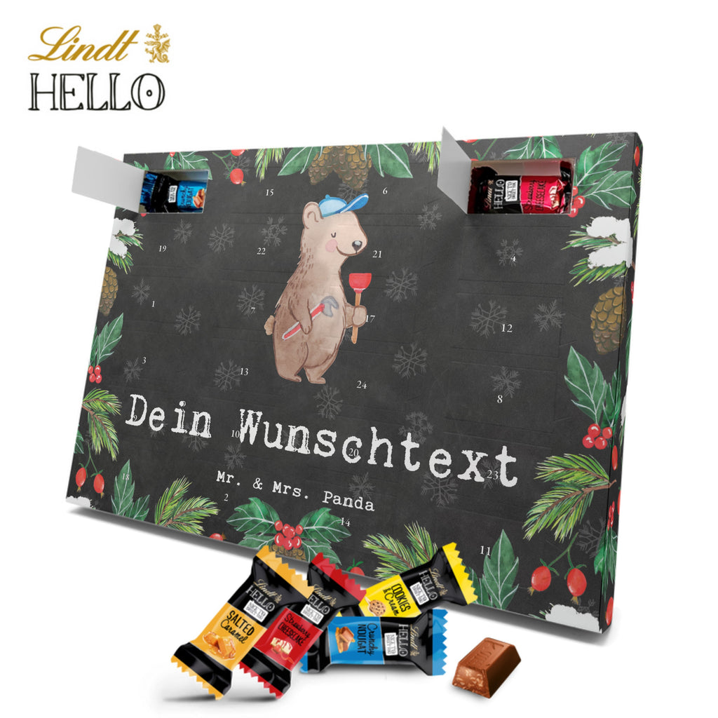 Personalisierter Markenschokolade Adventskalender Klempner Leidenschaft Personalisierter Adventskalender, Beruf, Ausbildung, Jubiläum, Abschied, Rente, Kollege, Kollegin, Geschenk, Schenken, Arbeitskollege, Mitarbeiter, Firma, Danke, Dankeschön, Klempner, Handwerker, Installateur, Meister, Gesellenprüfung, Fachbetrieb, Bauklempner, Sanitärinstallationen