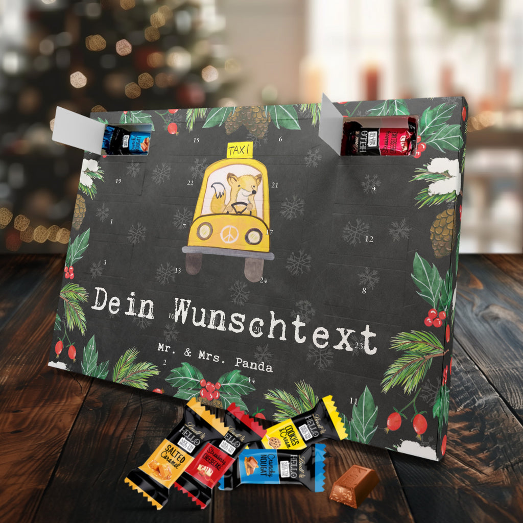 Personalisierter Markenschokolade Adventskalender Taxifahrer Leidenschaft Personalisierter Adventskalender, Beruf, Ausbildung, Jubiläum, Abschied, Rente, Kollege, Kollegin, Geschenk, Schenken, Arbeitskollege, Mitarbeiter, Firma, Danke, Dankeschön