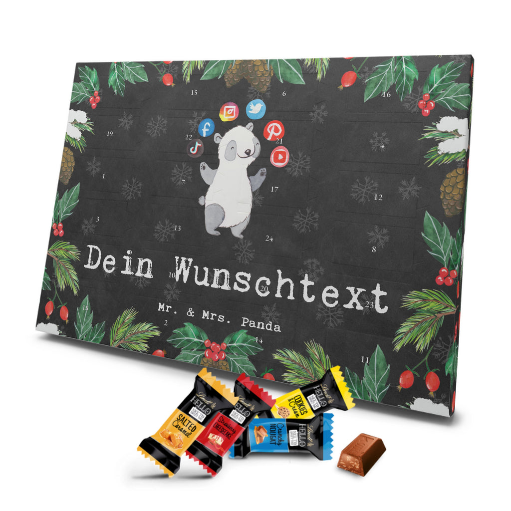 Personalisierter Markenschokolade Adventskalender Social Media Manager Leidenschaft Personalisierter Adventskalender, Beruf, Ausbildung, Jubiläum, Abschied, Rente, Kollege, Kollegin, Geschenk, Schenken, Arbeitskollege, Mitarbeiter, Firma, Danke, Dankeschön