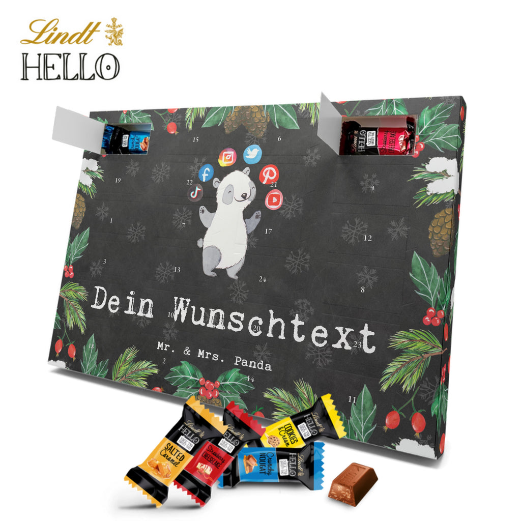 Personalisierter Markenschokolade Adventskalender Social Media Manager Leidenschaft Personalisierter Adventskalender, Beruf, Ausbildung, Jubiläum, Abschied, Rente, Kollege, Kollegin, Geschenk, Schenken, Arbeitskollege, Mitarbeiter, Firma, Danke, Dankeschön